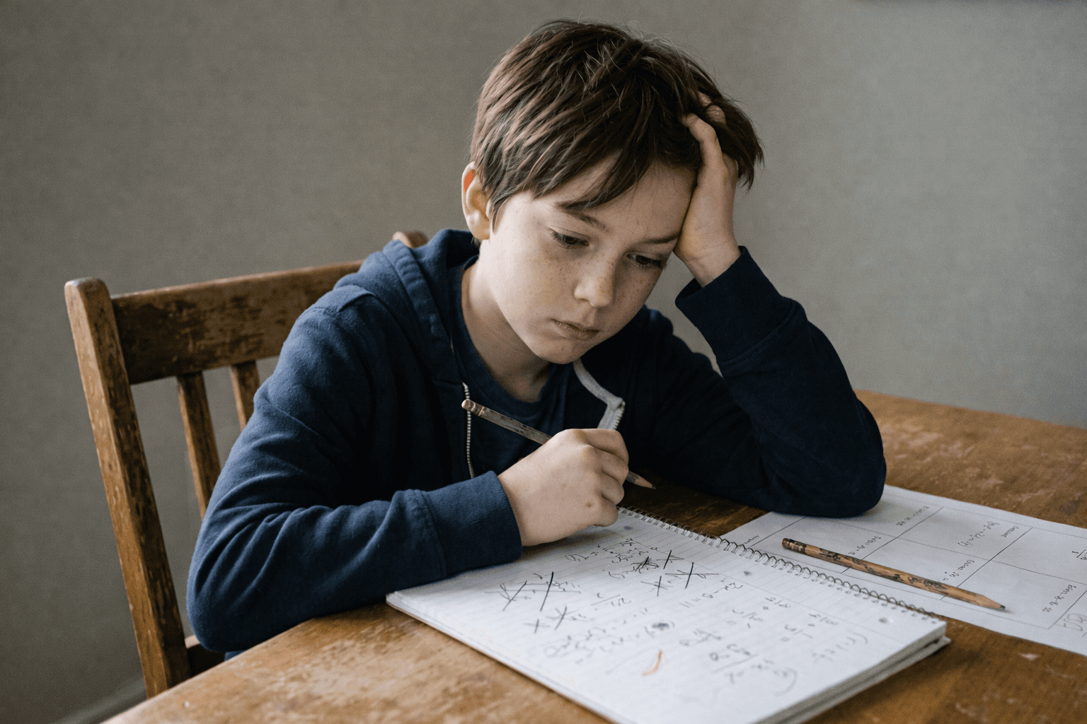 Lose confidence illustration